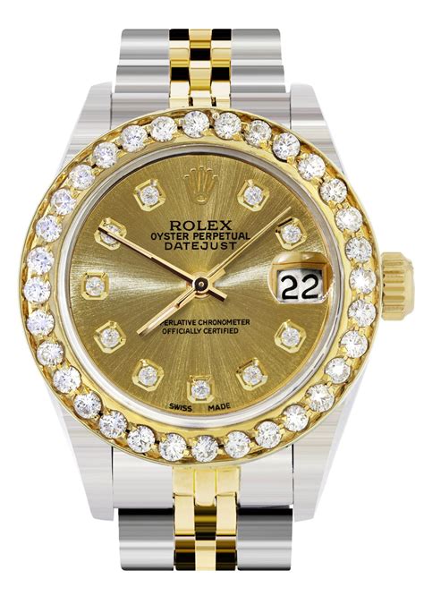 rolex damen 26 mm|26mm rolex diamond bezel.